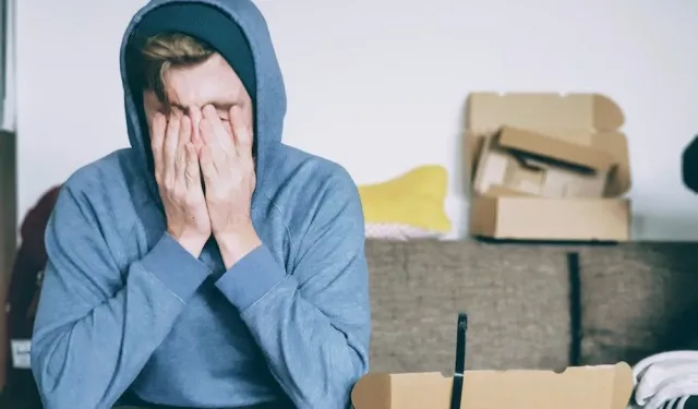 Person experiencing extreme fatigue